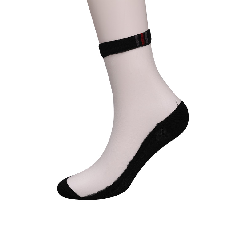 แฟชั่นสบายๆฤดูใบไม้ผลิและฤดูร้อนผ้าฝ้ายด้านล่างถุงน่องผู้ชาย Luokou แนวตั้งลายดอกไม้ Cool Non-SLIP Soles ผู้ชายถุงน่อง WSD2711