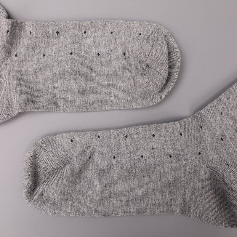 ผ้าไหมปั่นนุ่มไนลอนห่อแอมโมเนีย, ที่มองไม่เห็นเพชรขนาดเล็ก dot jacquard เย็บมือฤดูหนาวหนาถุงเท้าผู้ชาย WSD2851