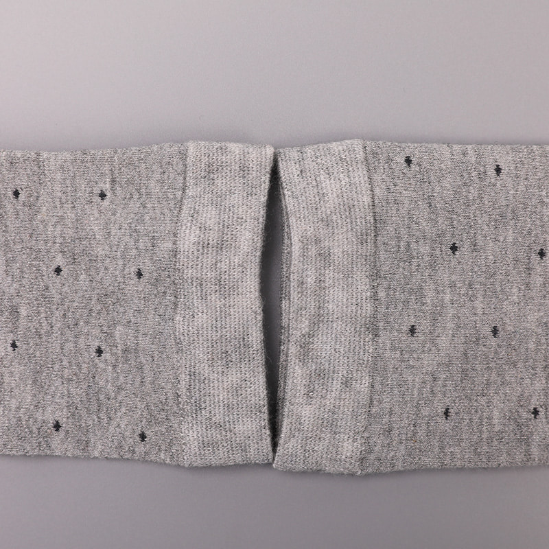 ผ้าไหมปั่นนุ่มไนลอนห่อแอมโมเนีย, ที่มองไม่เห็นเพชรขนาดเล็ก dot jacquard เย็บมือฤดูหนาวหนาถุงเท้าผู้ชาย WSD2851