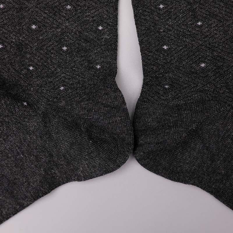 ผ้าไหมปั่นนุ่มไนลอนห่อแอมโมเนีย, ที่มองไม่เห็นเพชรขนาดเล็ก dot jacquard เย็บมือฤดูหนาวหนาถุงเท้าผู้ชาย WSD2851