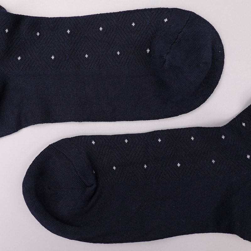 ผ้าไหมปั่นนุ่มไนลอนห่อแอมโมเนีย, ที่มองไม่เห็นเพชรขนาดเล็ก dot jacquard เย็บมือฤดูหนาวหนาถุงเท้าผู้ชาย WSD2851