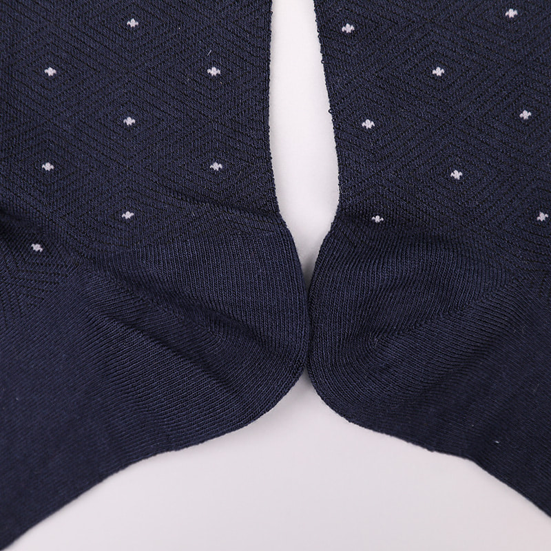 ผ้าไหมปั่นนุ่มไนลอนห่อแอมโมเนีย, ที่มองไม่เห็นเพชรขนาดเล็ก dot jacquard เย็บมือฤดูหนาวหนาถุงเท้าผู้ชาย WSD2851