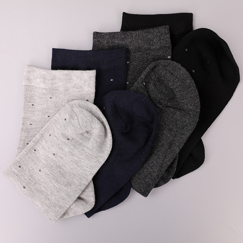 ผ้าไหมปั่นนุ่มไนลอนห่อแอมโมเนีย, ที่มองไม่เห็นเพชรขนาดเล็ก dot jacquard เย็บมือฤดูหนาวหนาถุงเท้าผู้ชาย WSD2851