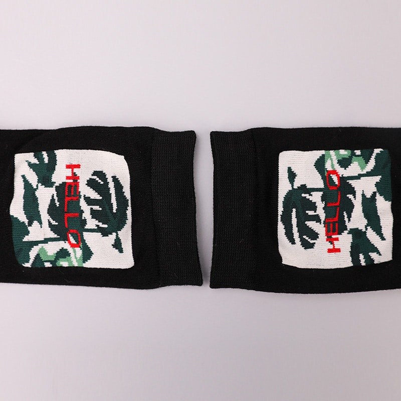 นุ่มปั่นผ้าไหมไนลอนห่อSpandexเทียม 3Dพิมพ์Jacquard Hand-Stitchedฤดูใบไม้ร่วงและฤดูหนาวถุงเท้าผู้ชายWSD2850
