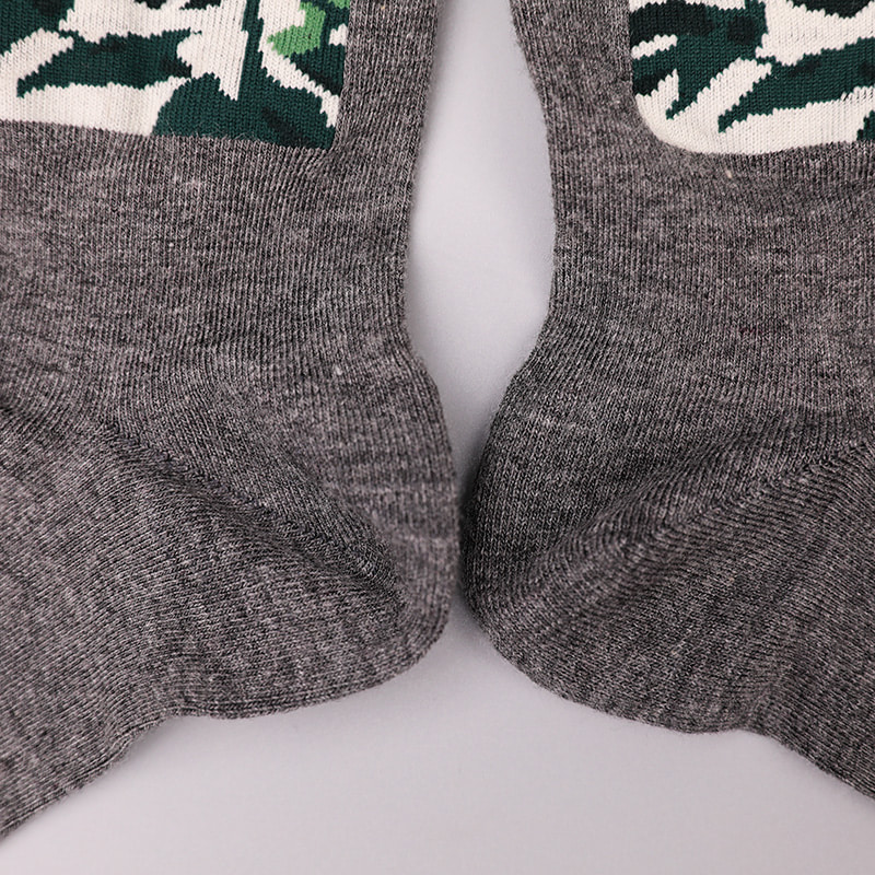 นุ่มปั่นผ้าไหมไนลอนห่อSpandexเทียม 3Dพิมพ์Jacquard Hand-Stitchedฤดูใบไม้ร่วงและฤดูหนาวถุงเท้าผู้ชายWSD2850