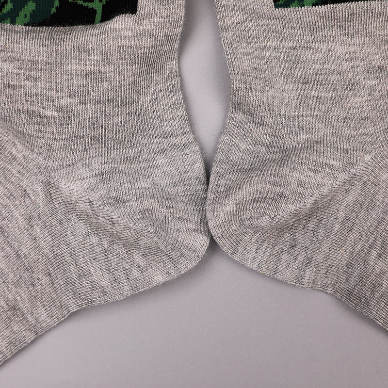 นุ่มปั่นผ้าไหมไนลอนห่อSpandexเทียม 3Dพิมพ์Jacquard Hand-Stitchedฤดูใบไม้ร่วงและฤดูหนาวถุงเท้าผู้ชายWSD2850